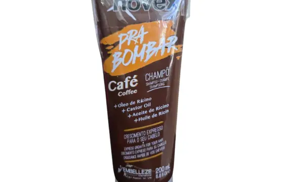 Novex Pra Bombar Café Champú 200ml TARA Rajado y 50% de producto